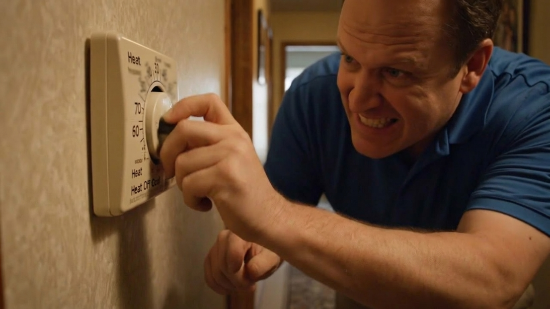 Local Father Adjusts Thermostat on Last Day of Winter, Declares ‘We Made It’